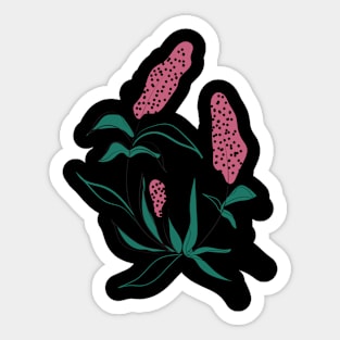 Sketch of the flower in my garden Sticker